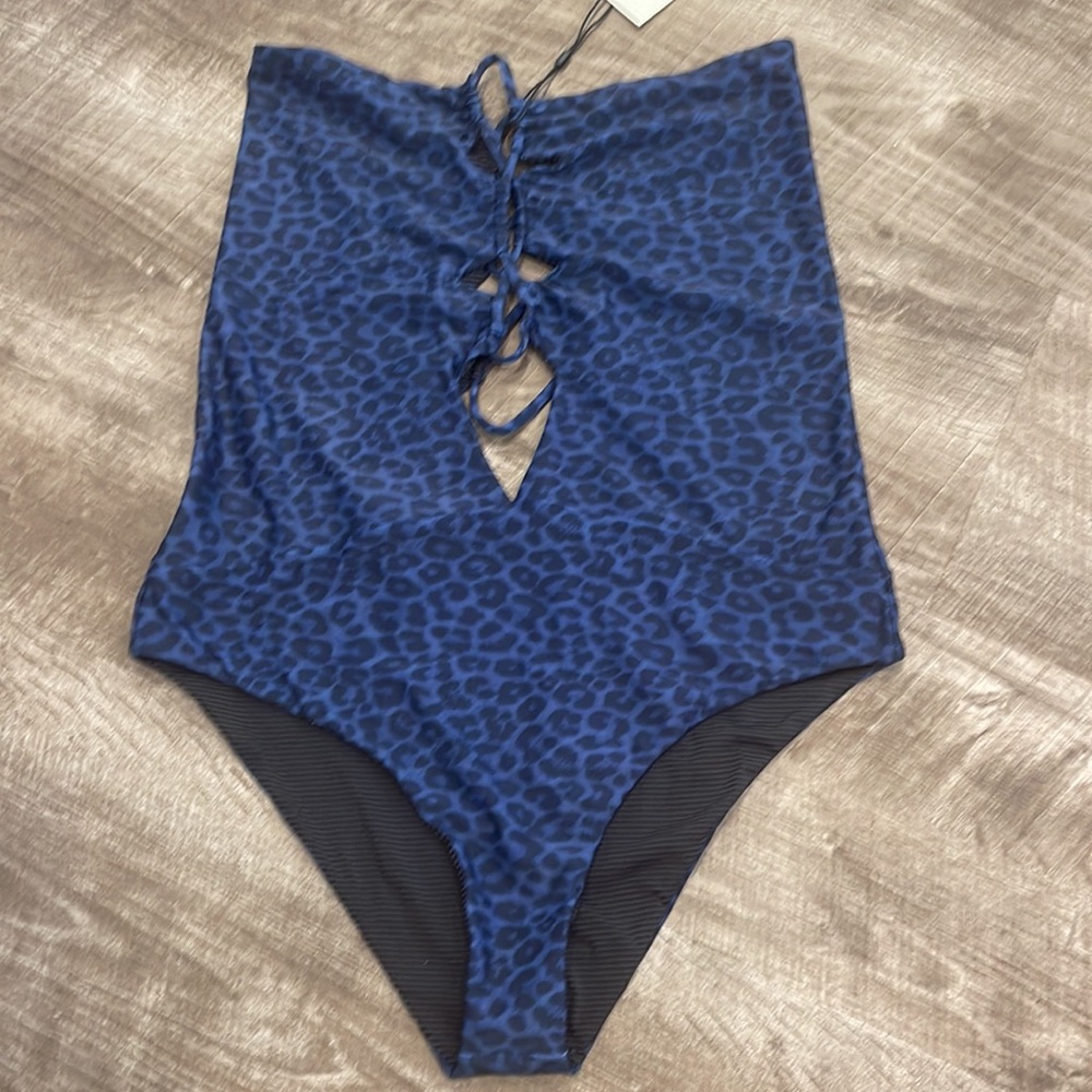 Acacia swimwear bronx full piece in blue Amur XL